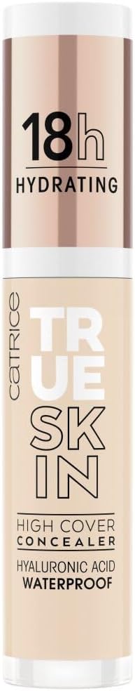 Catrice True Skin High Cover Concealer, nr 002, naken, anti-pick, fuktgivande, naturlig, för torr hud, vegansk, oljefri, vattentät, utan alkohol, 1-pack (4,5 ml)
