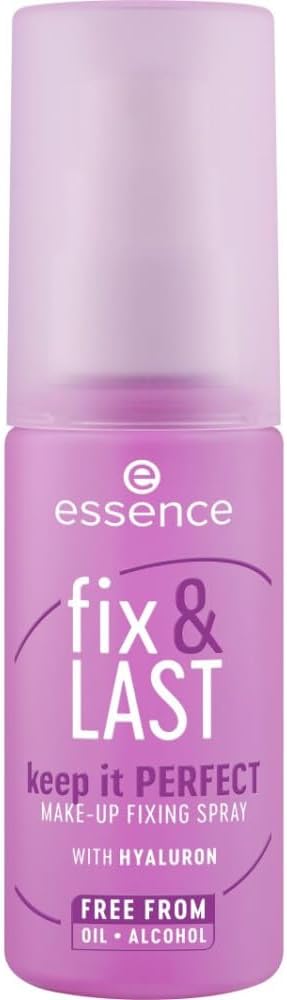Essence Fix & Last Keep It Perfect Make-Up Fixing Spray, Fixing, Natural, Dewy, 50Ml