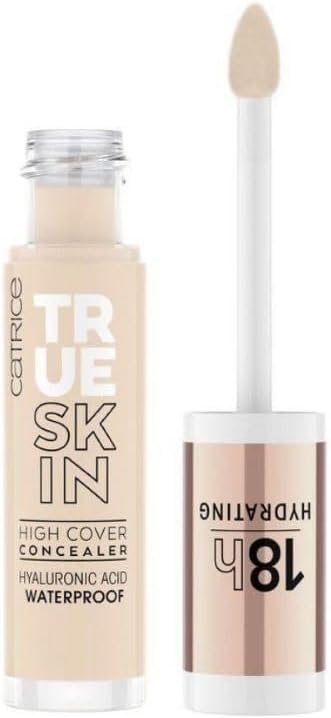Catrice True Skin High Cover Concealer, nr 002, naken, anti-pick, fuktgivande, naturlig, för torr hud, vegansk, oljefri, vattentät, utan alkohol, 1-pack (4,5 ml)