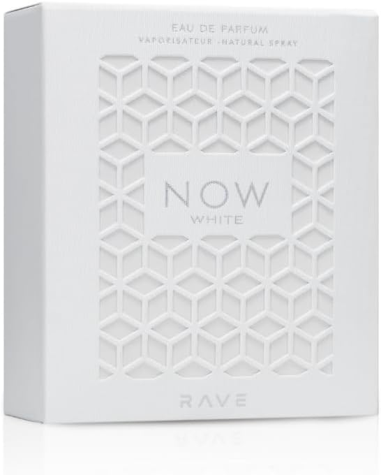 Rave Now White Eau de Parfum Spray for Unisex 3,4 unce