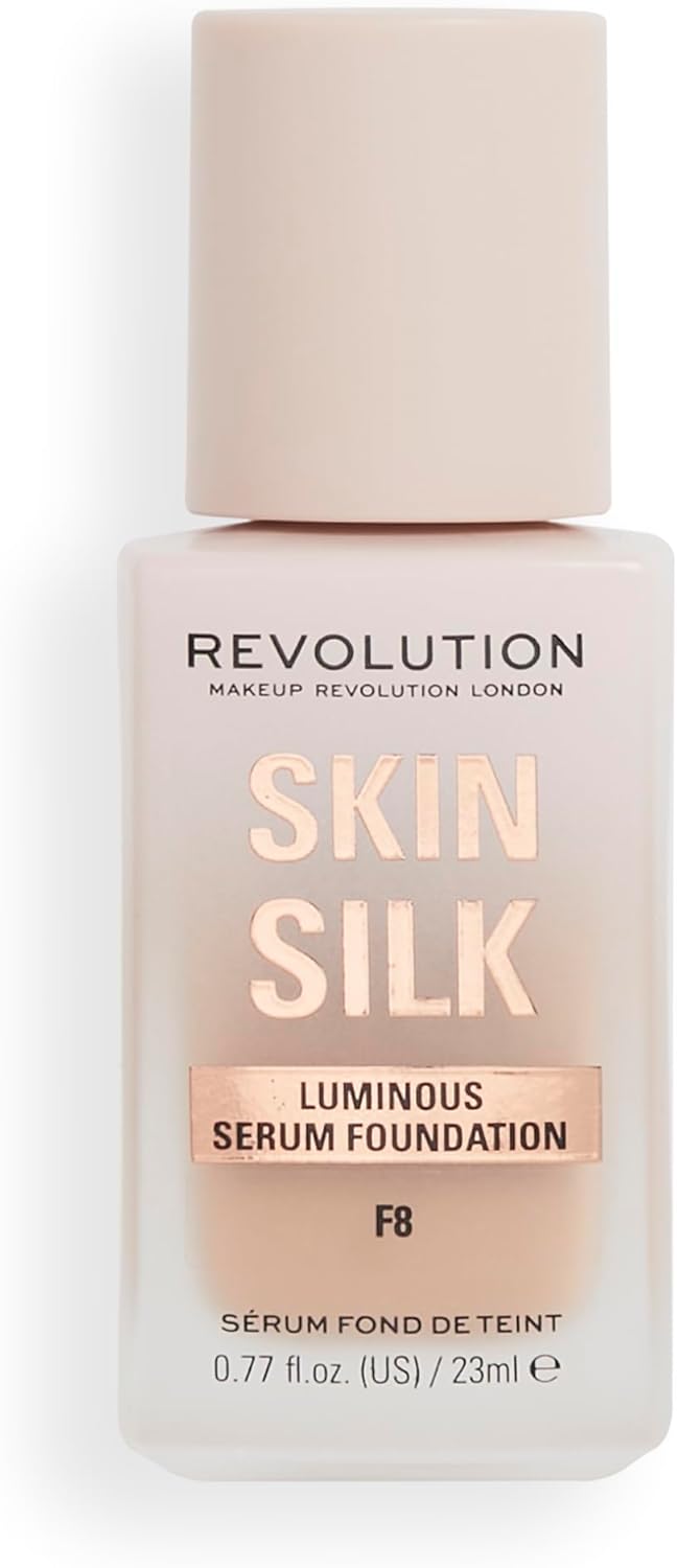 Makeup Revolution, Skin Silk Serum Foundation, lätt till medium täckning 23 ml
