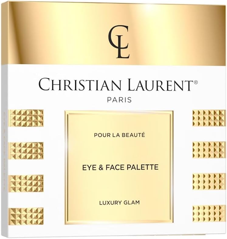 Christian Laurent Pour La Beauté – multifunktionell ansiktskontur- och ögonsminkpalett Nude för varje hudtyp
