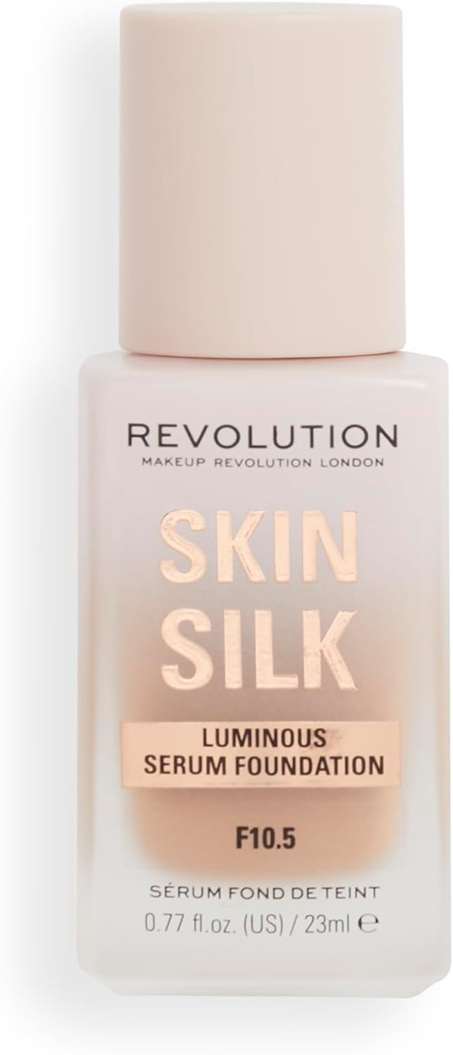 Makeup Revolution, Skin Silk Serum Foundation, lätt till medium täckning 23 ml