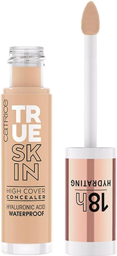 Catrice True Skin High Cover Concealer, nr 002, naken, anti-pick, fuktgivande, naturlig, för torr hud, vegansk, oljefri, vattentät, utan alkohol, 1-pack (4,5 ml)