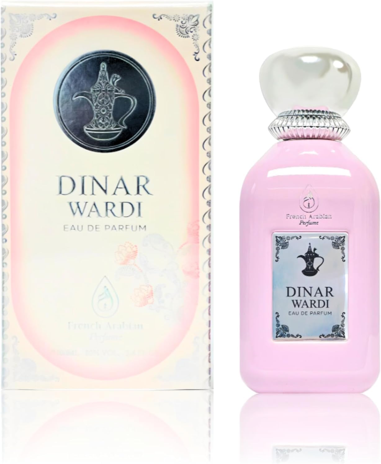 Dinar Wardi 100 ml damparfym – doft baserad på vanilj och jasmin – lyxig arabisk doft – långvarig