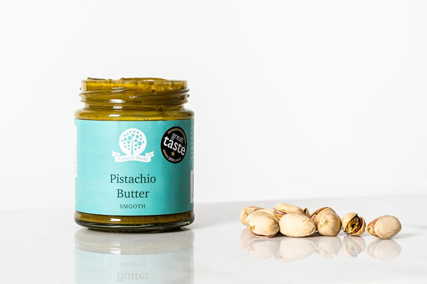 Nutural World - Krämig Pistaschsmör - Great Taste Award vinnare