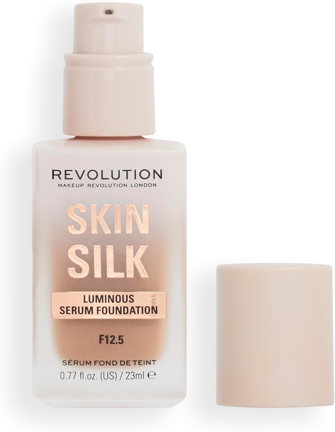 Makeup Revolution, Skin Silk Serum Foundation, lätt till medium täckning 23 ml
