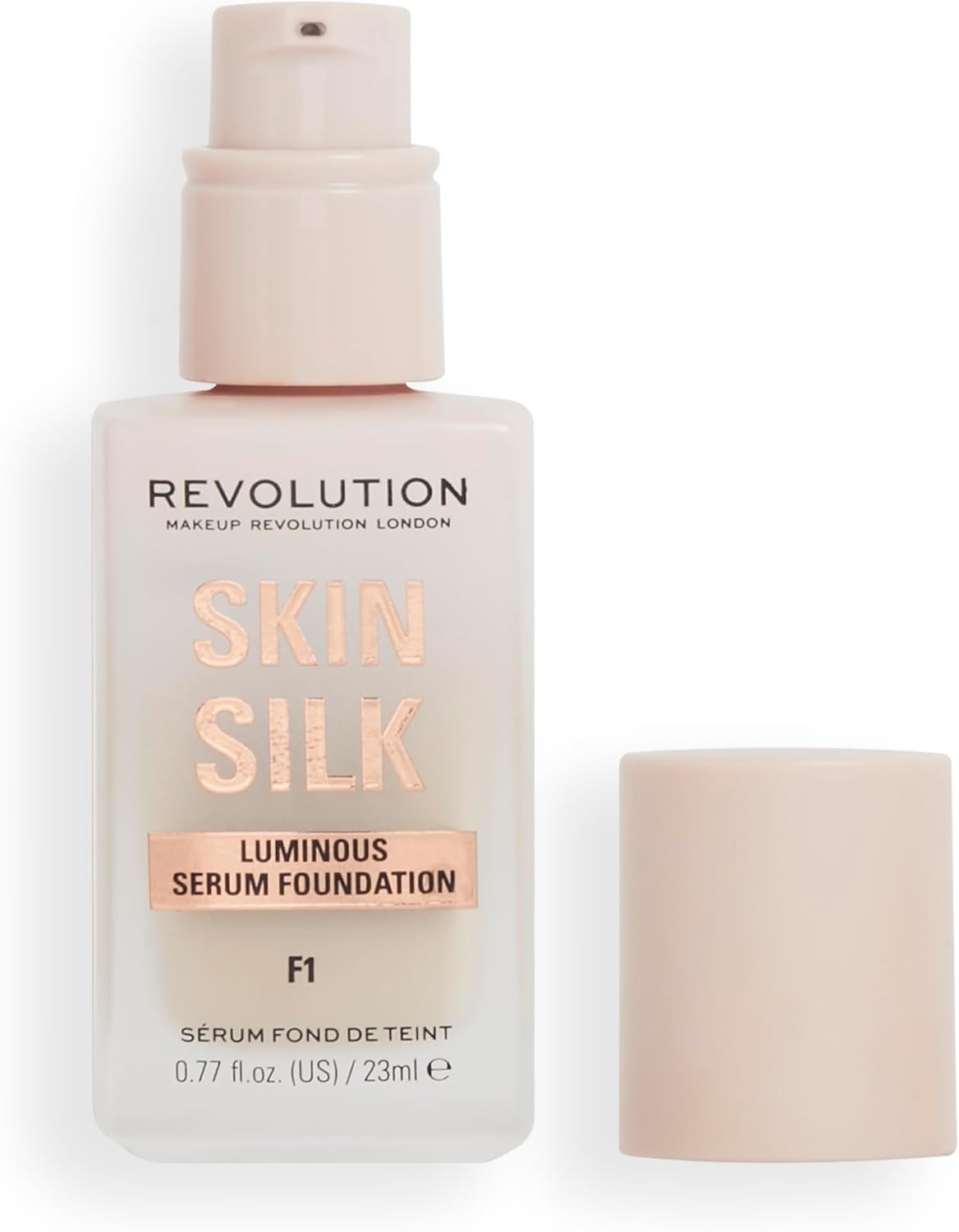 Makeup Revolution, Skin Silk Serum Foundation, lätt till medium täckning 23 ml