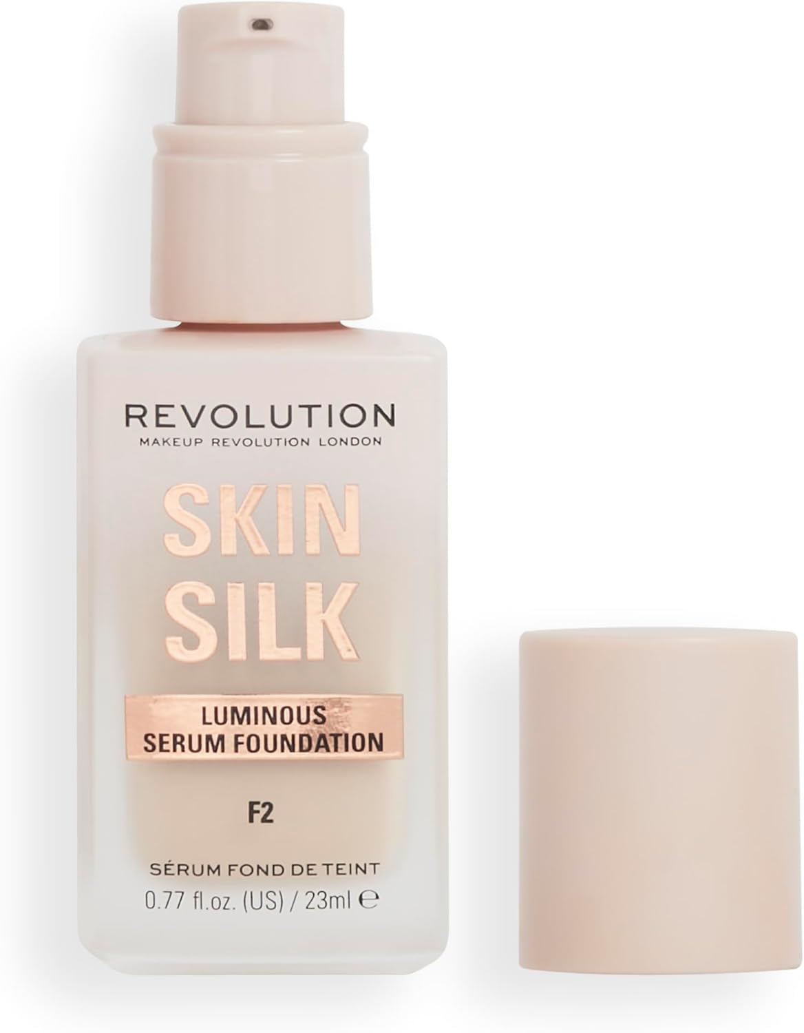 Makeup Revolution, Skin Silk Serum Foundation, lätt till medium täckning 23 ml