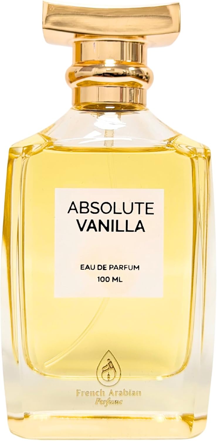 Absolu vaniljdoft 100 ml - unisex bärnstensfärgad vaniljdoft för kvinnor och män - mjuk och varm träig doft med vanilj