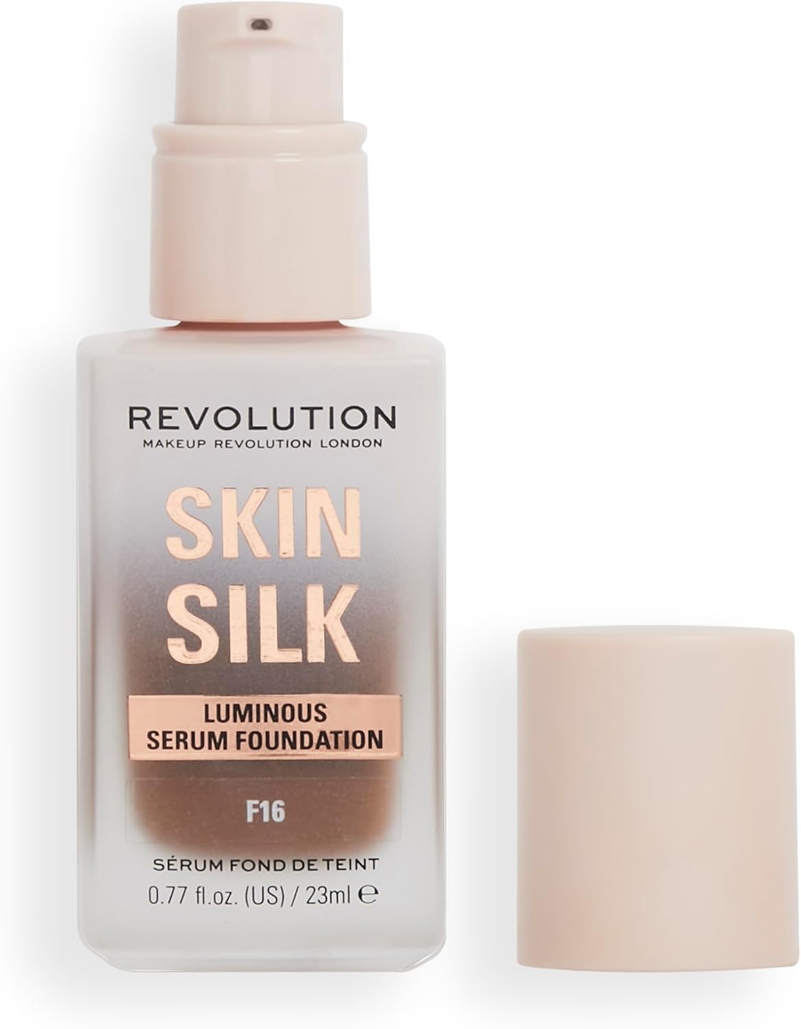 Makeup Revolution, Skin Silk Serum Foundation, lätt till medium täckning 23 ml