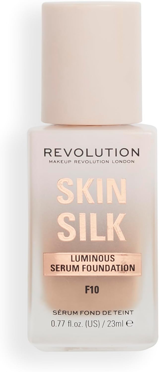 Makeup Revolution, Skin Silk Serum Foundation, lätt till medium täckning 23 ml