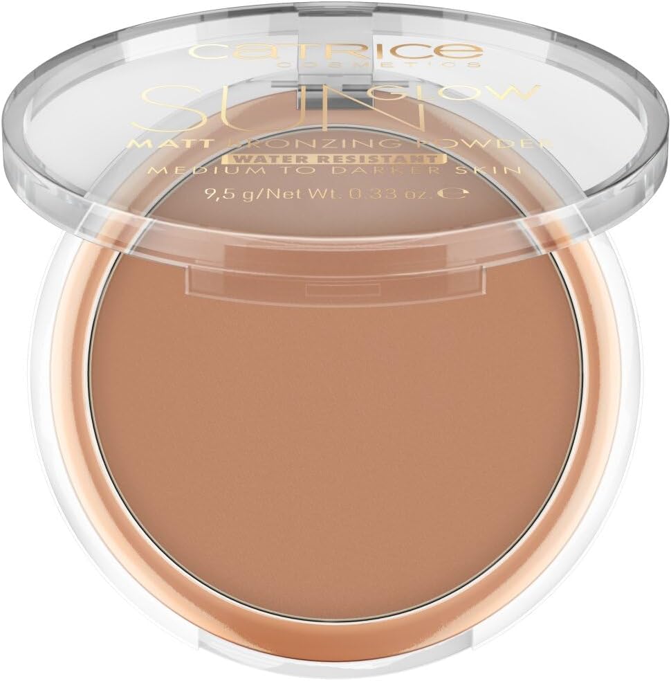 Sun Glow Matt Bronzing Powder, vegansk, nanopartiklar fri (9,5 g)