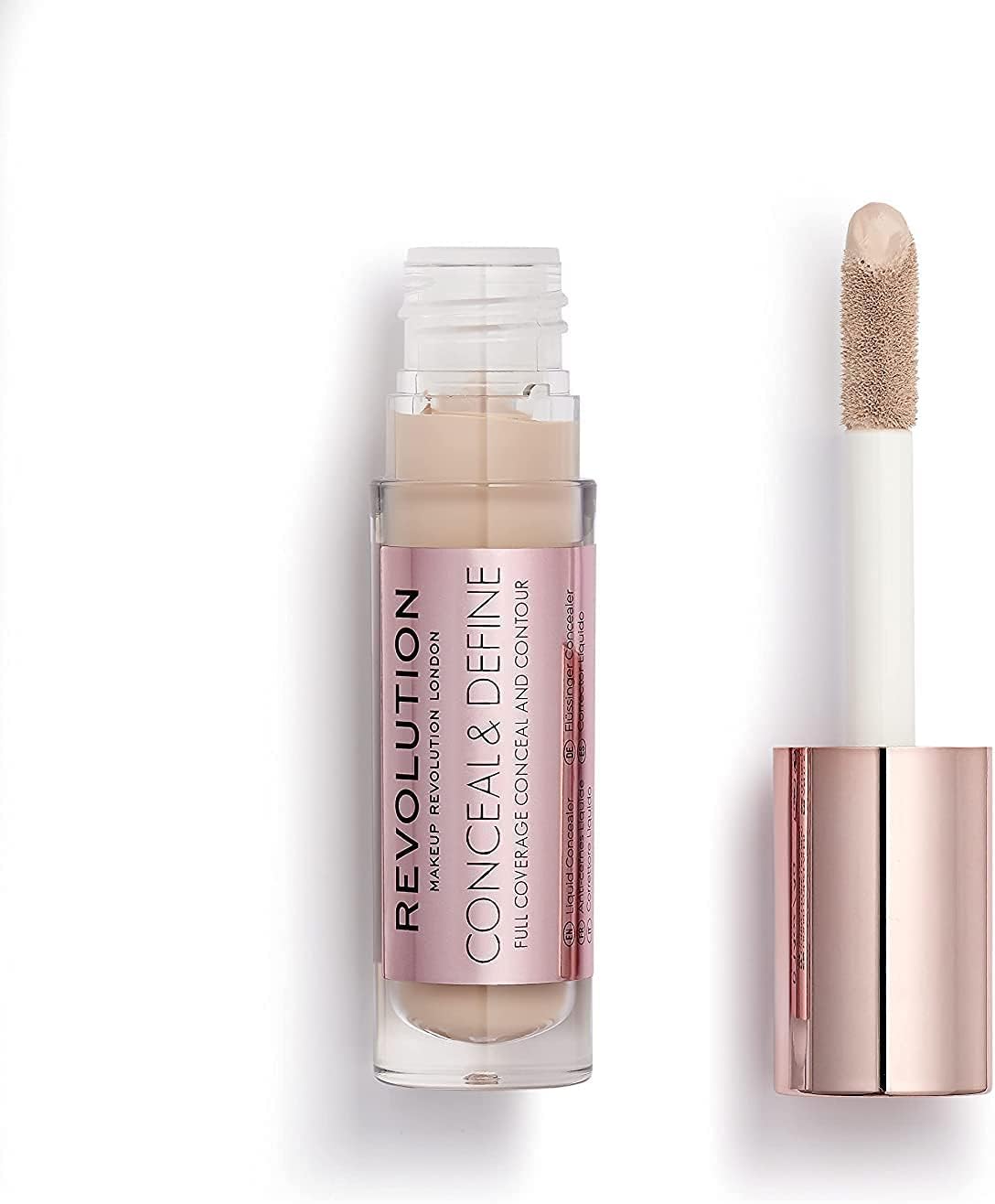 Revolution Beauty London Conceal & Define Concealer, C1, 4 ml