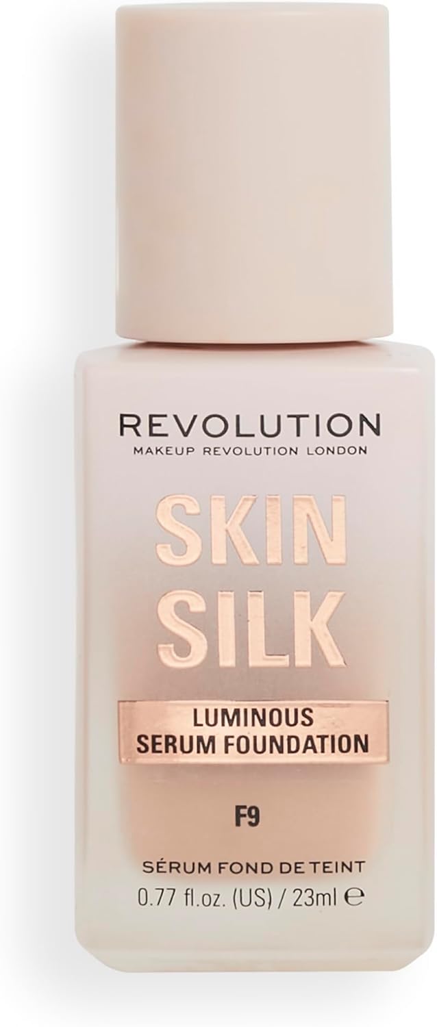 Makeup Revolution, Skin Silk Serum Foundation, lätt till medium täckning 23 ml