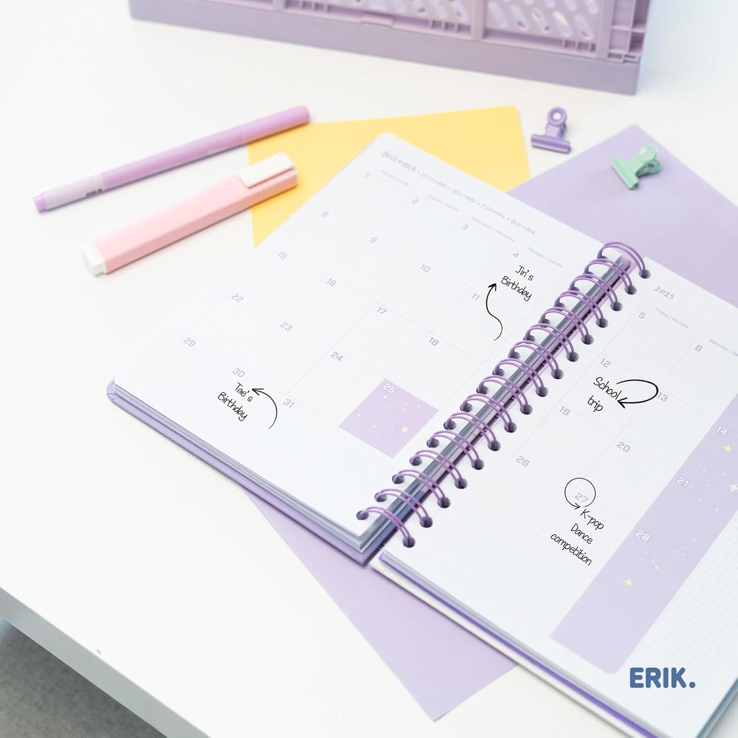 A5 Academic Diary 2025-2026