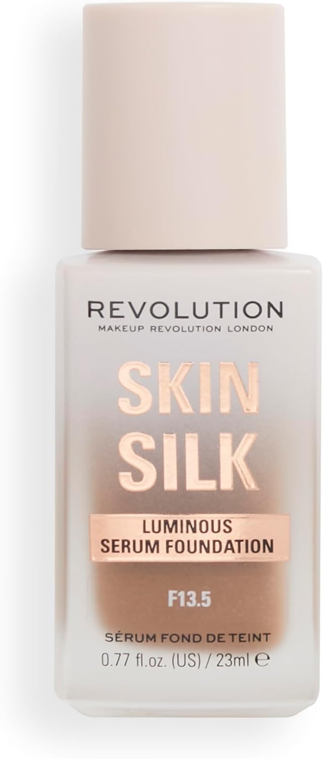 Makeup Revolution, Skin Silk Serum Foundation, lätt till medium täckning 23 ml