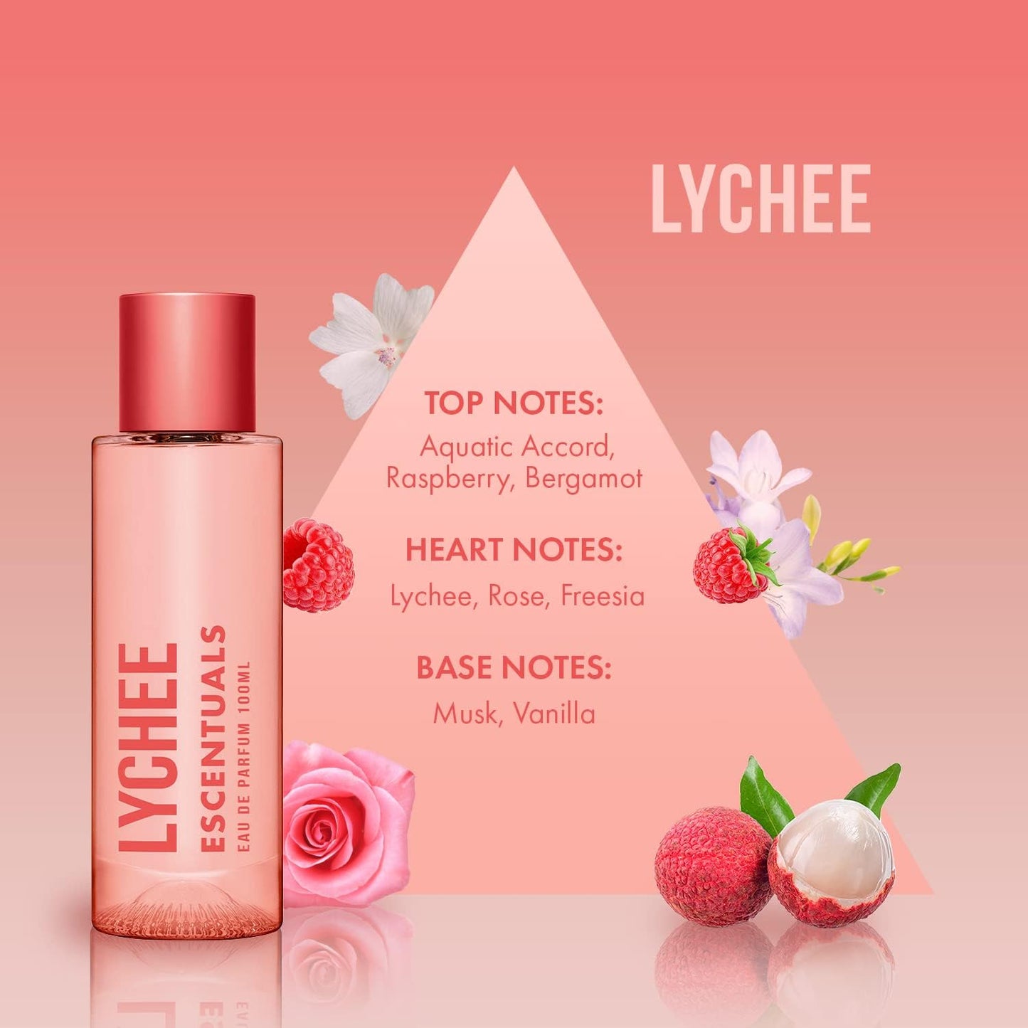 Escentuals Litchi parfym för kvinnor Eau de Parfum 100 ml