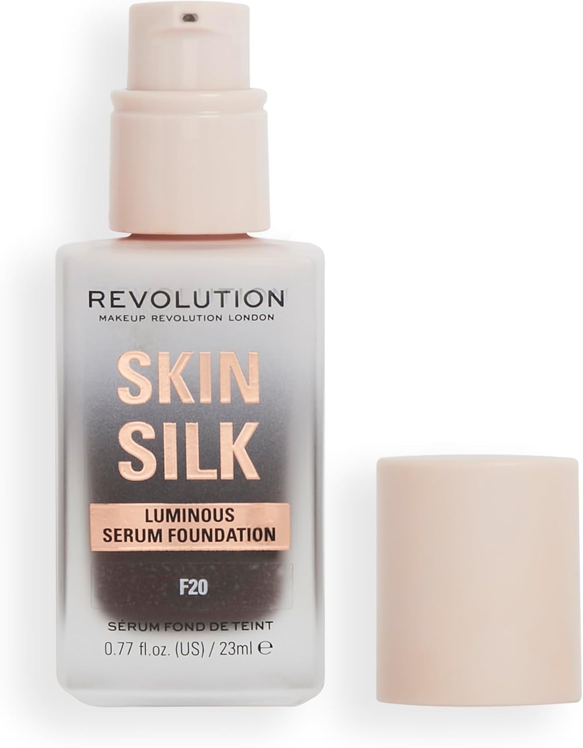 Makeup Revolution, Skin Silk Serum Foundation, lätt till medium täckning 23 ml