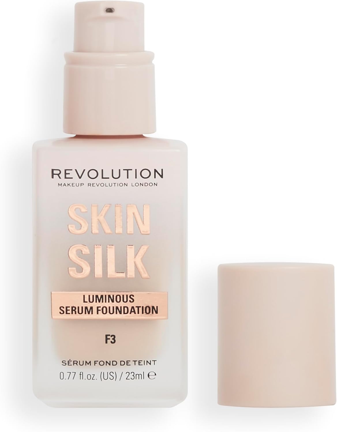 Makeup Revolution, Skin Silk Serum Foundation, lätt till medium täckning 23 ml