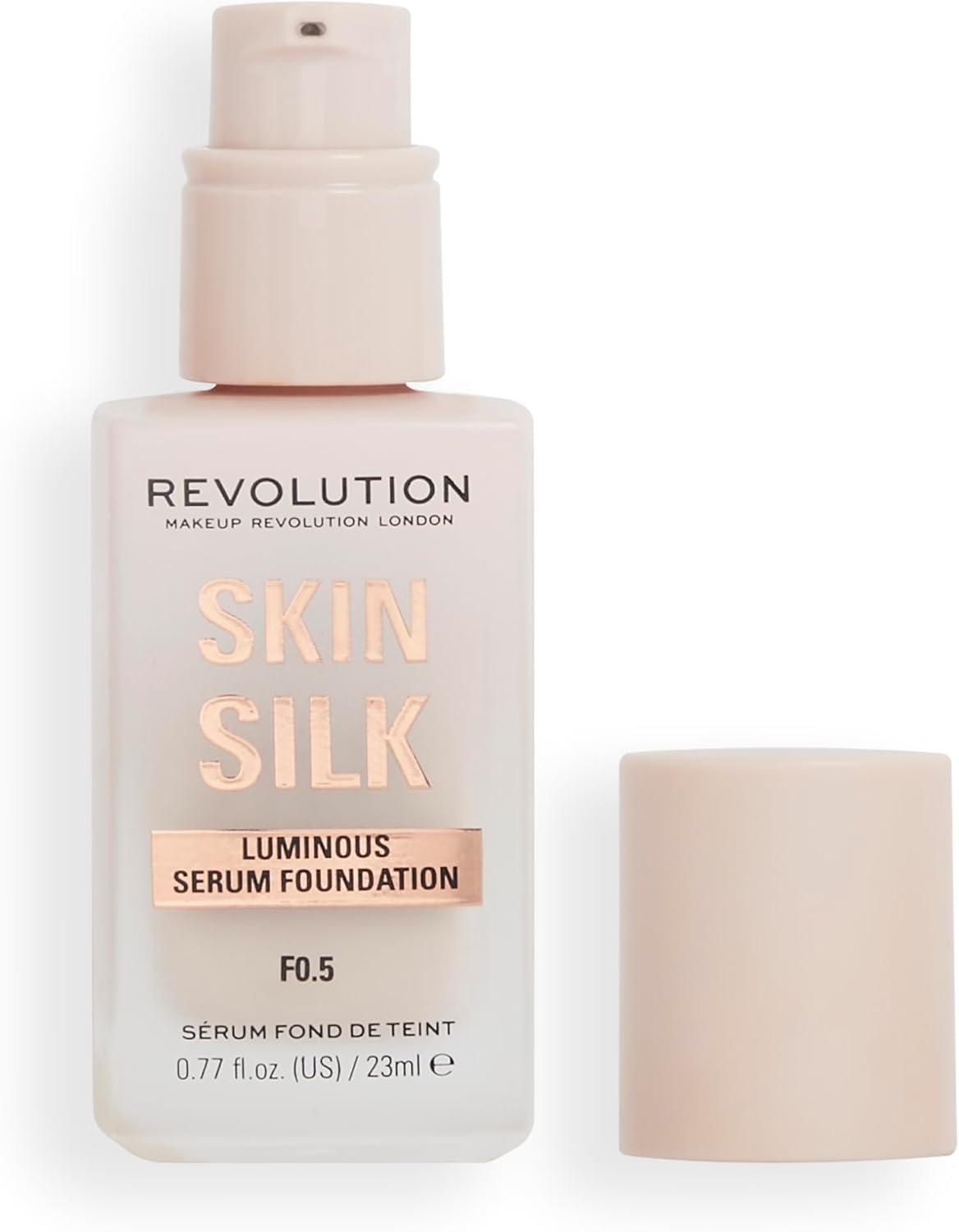 Makeup Revolution, Skin Silk Serum Foundation, lätt till medium täckning 23 ml