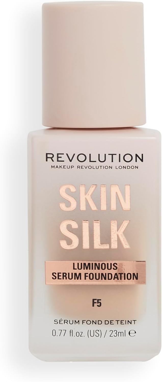 Makeup Revolution, Skin Silk Serum Foundation, lätt till medium täckning 23 ml