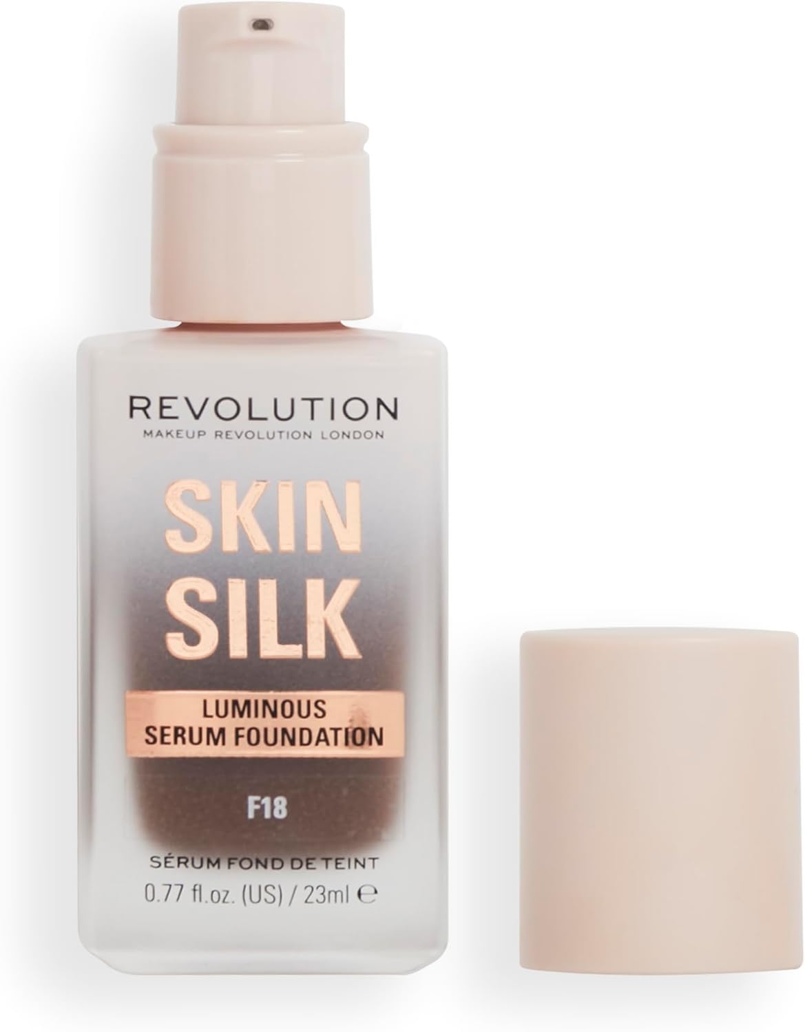 Makeup Revolution, Skin Silk Serum Foundation, lätt till medium täckning 23 ml