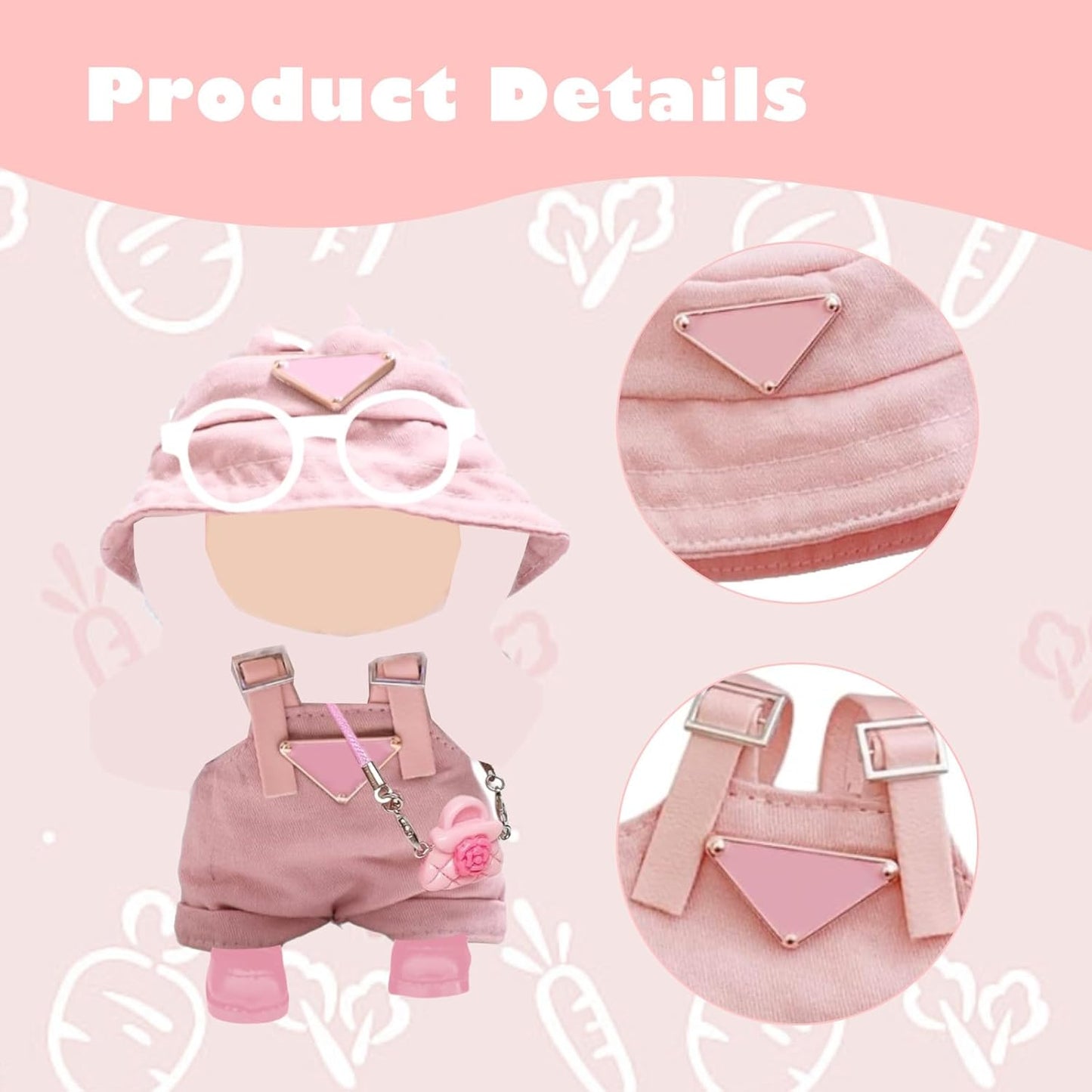 5 pieces 17cm clothes
