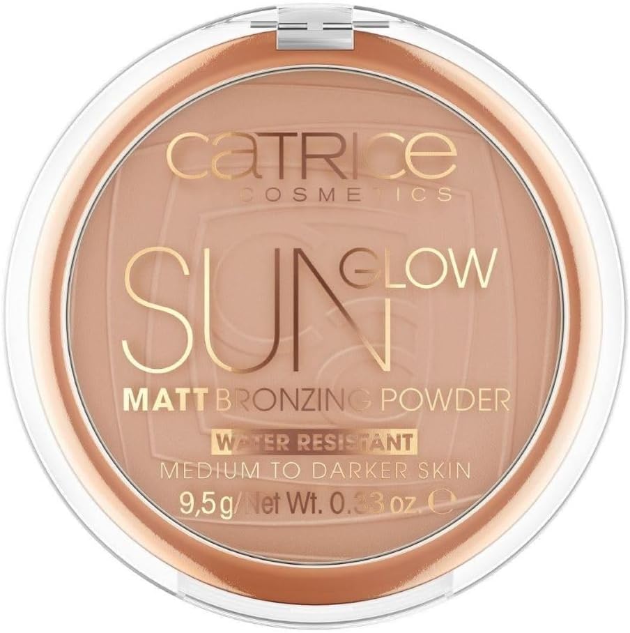 Sun Glow Matt Bronzing Powder, vegansk, nanopartiklar fri (9,5 g)