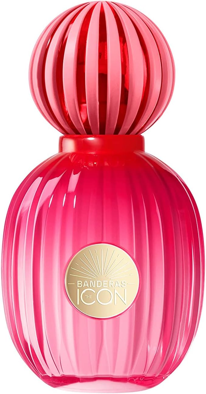Banderas The Icon Woman Eau de Parfum för kvinnor – långvarig – elegant, raffinerad och sensuell doft – vanilj, blommiga och fruktiga toner – perfekt för speciella tillfällen – 50 ml