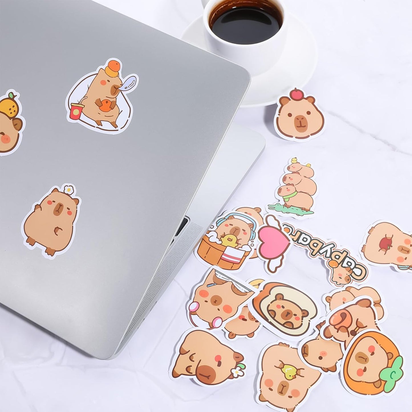 100 Pcs Capybara Stickers