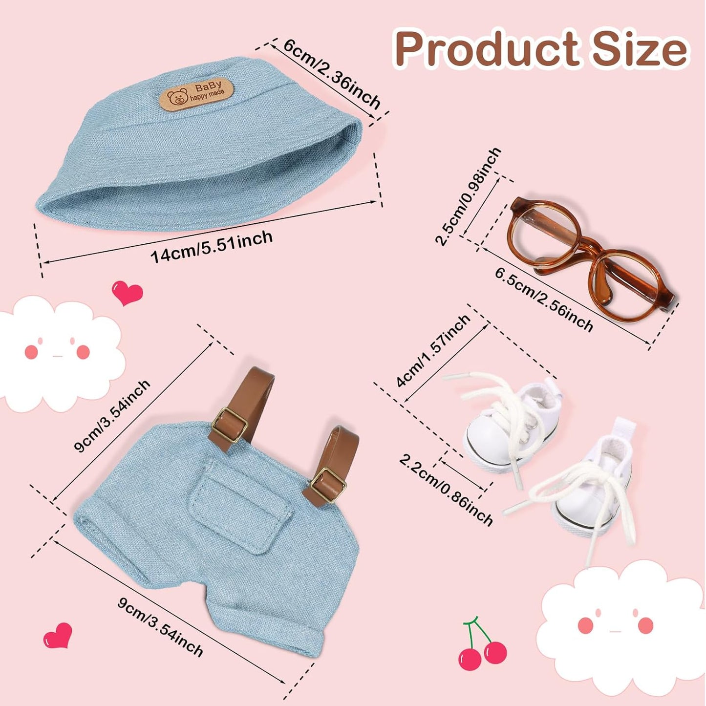 Doll clothes for 15/17cm Large Dolls, Blind Boxes,