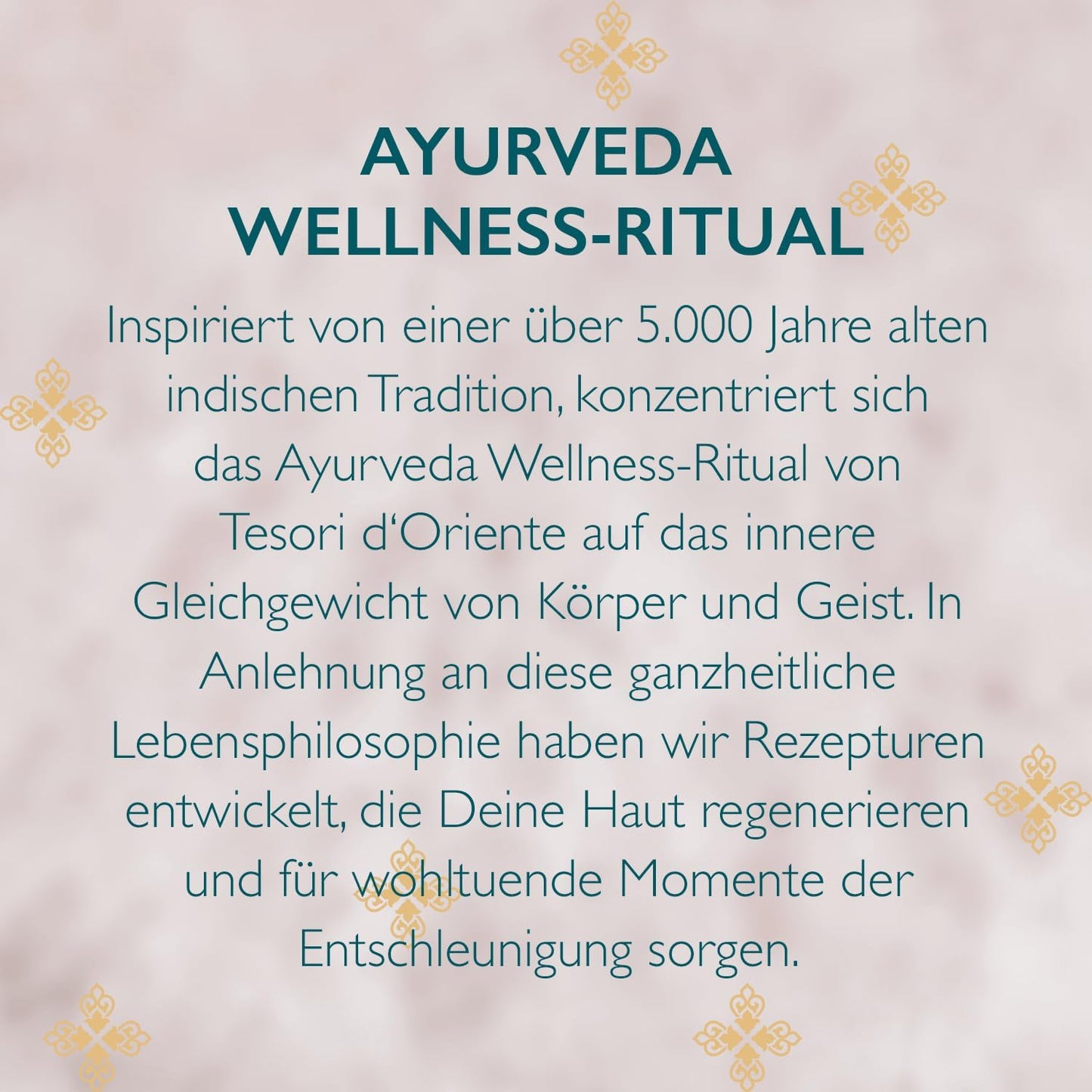Tesori d'Oriente Parfum Deodorant "Ayurveda", 150 ml, aromatisk deodorantspray med amlafrukt och patchouli, doft att drömma, 24 timmars skydd, wellnessritual för kropp och sinnen