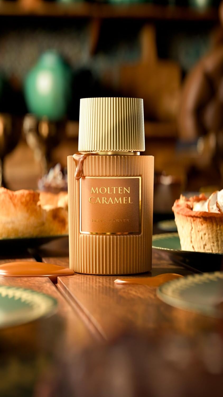 Eau de Parfum Caramel - Paris Corner - Gourmand, Caramel, vanilj, vit choklad - unisex Dubai parfym - 100 ml