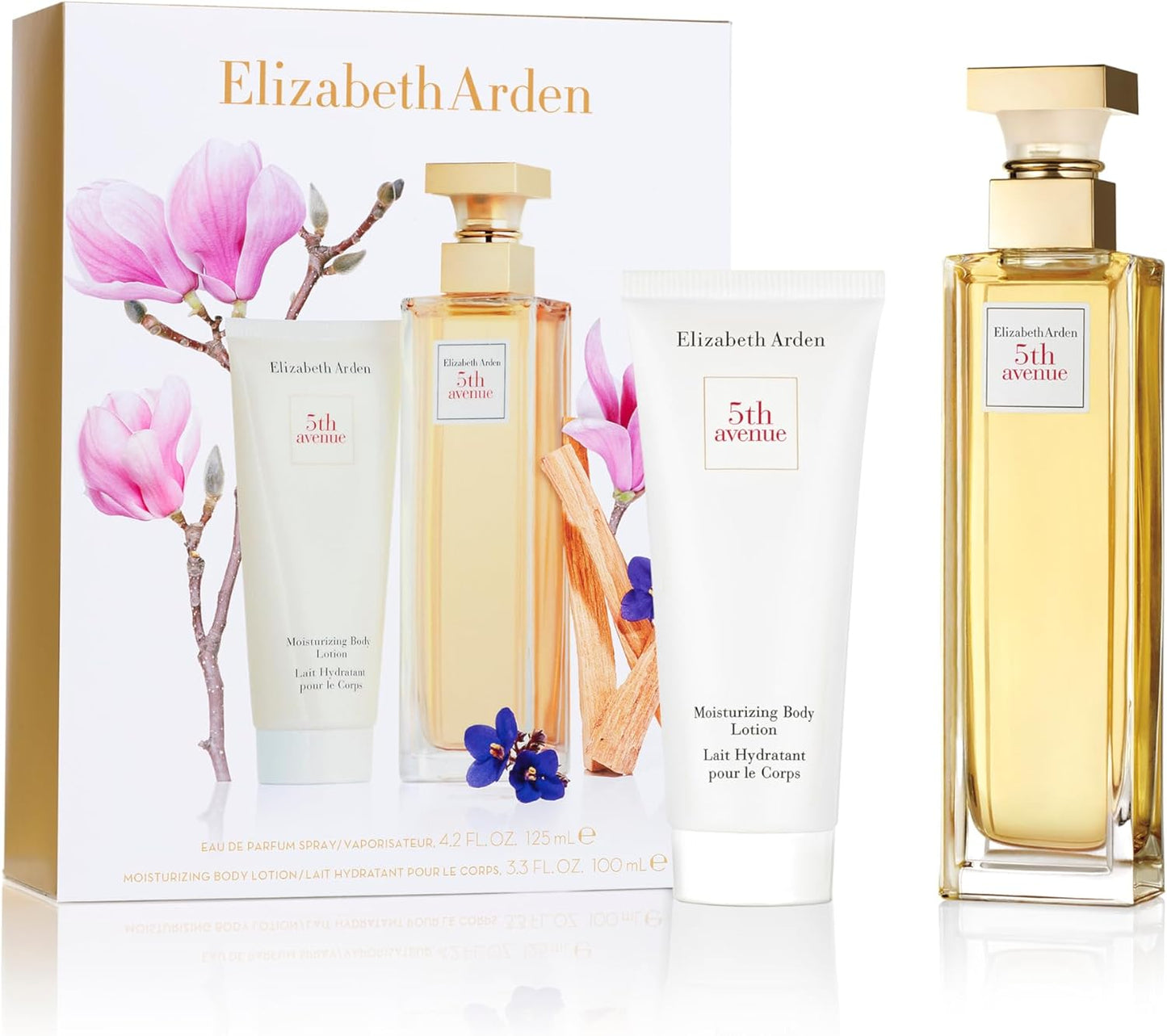 Elizabeth Arden - 5:e Avenue, presentset för kvinnor: Eau de Parfum: Eau de Parfum 125 ml & kroppskräm 100 ml, mors dag presenter för kvinnor