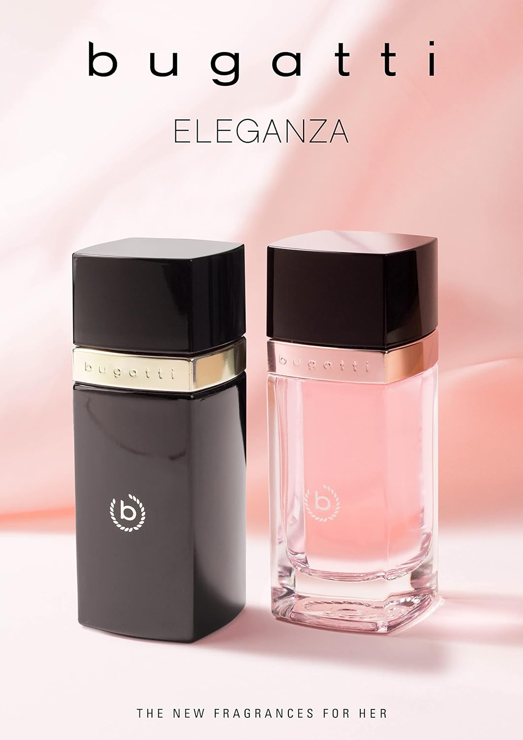 bugatti parfym dam ELEGANZA EdP 60 ml I Sensuell Eau de Parfum dam för alla åldrar och för varje tillfälle I elegant kombination av jordgubbe, cassis, iris och vanilj I fruktig, puder och varm