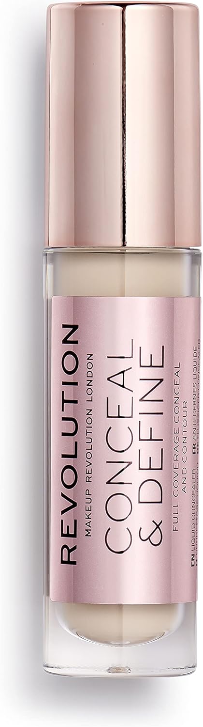 Revolution Beauty London Conceal & Define Concealer, C1, 4 ml