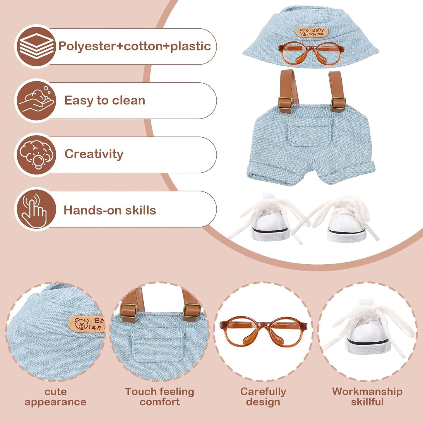 Doll clothes for 15/17cm Large Dolls, Blind Boxes,