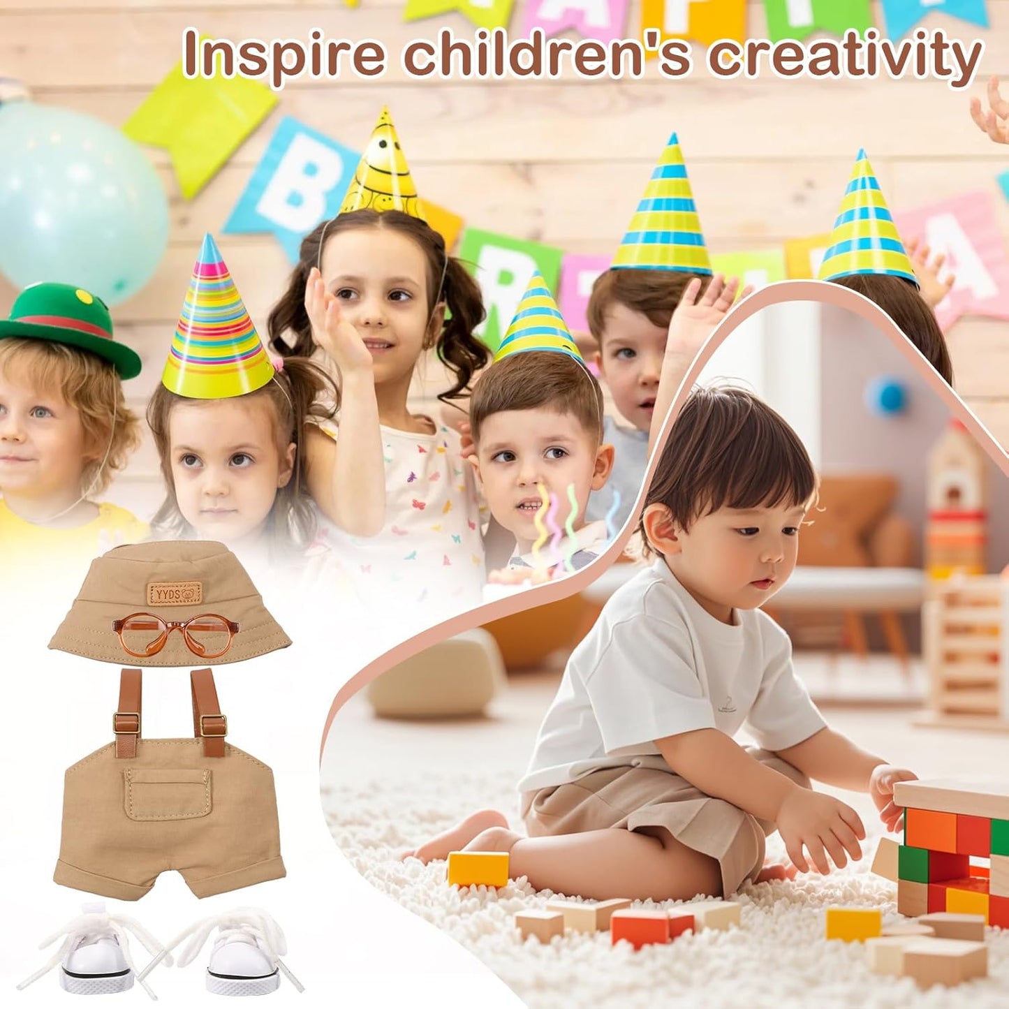 Doll clothes for 15/17cm Large Dolls, Blind Boxes,