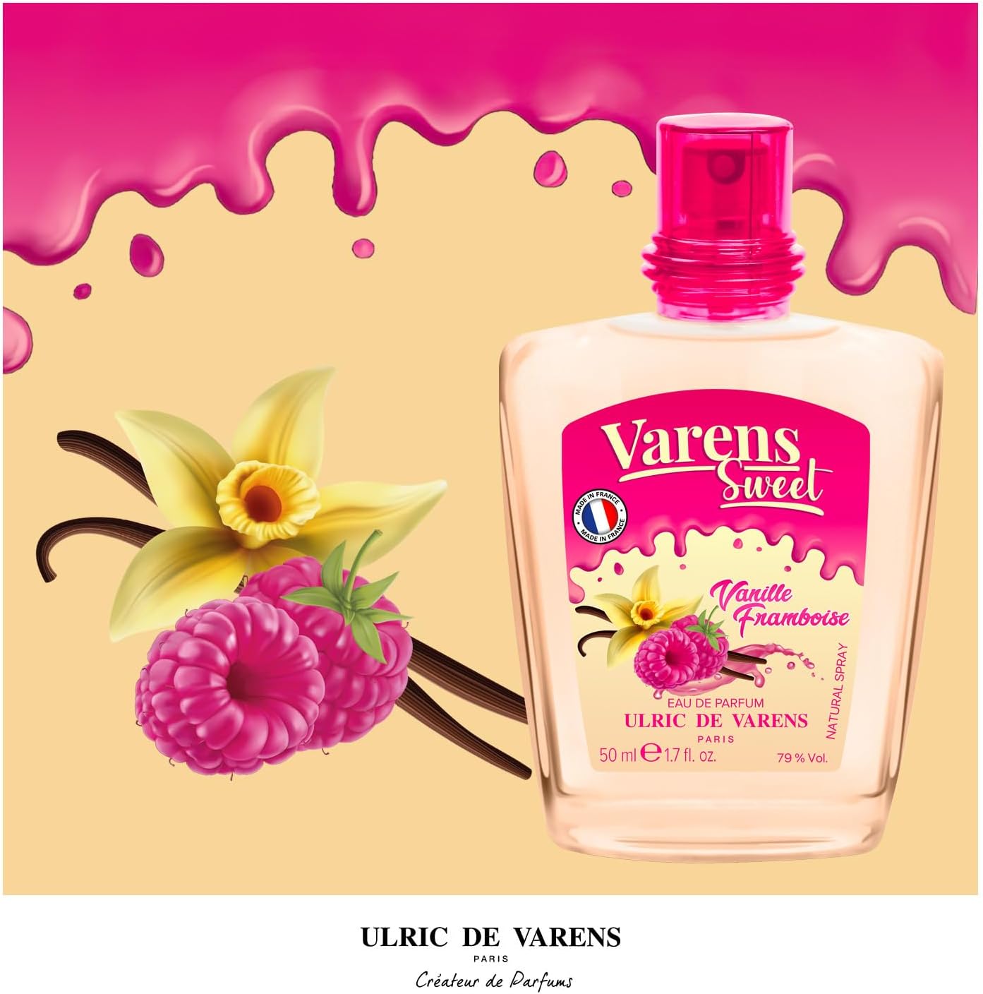 Eau de Parfum Varens Sweet Vanilla hallon 50 ml