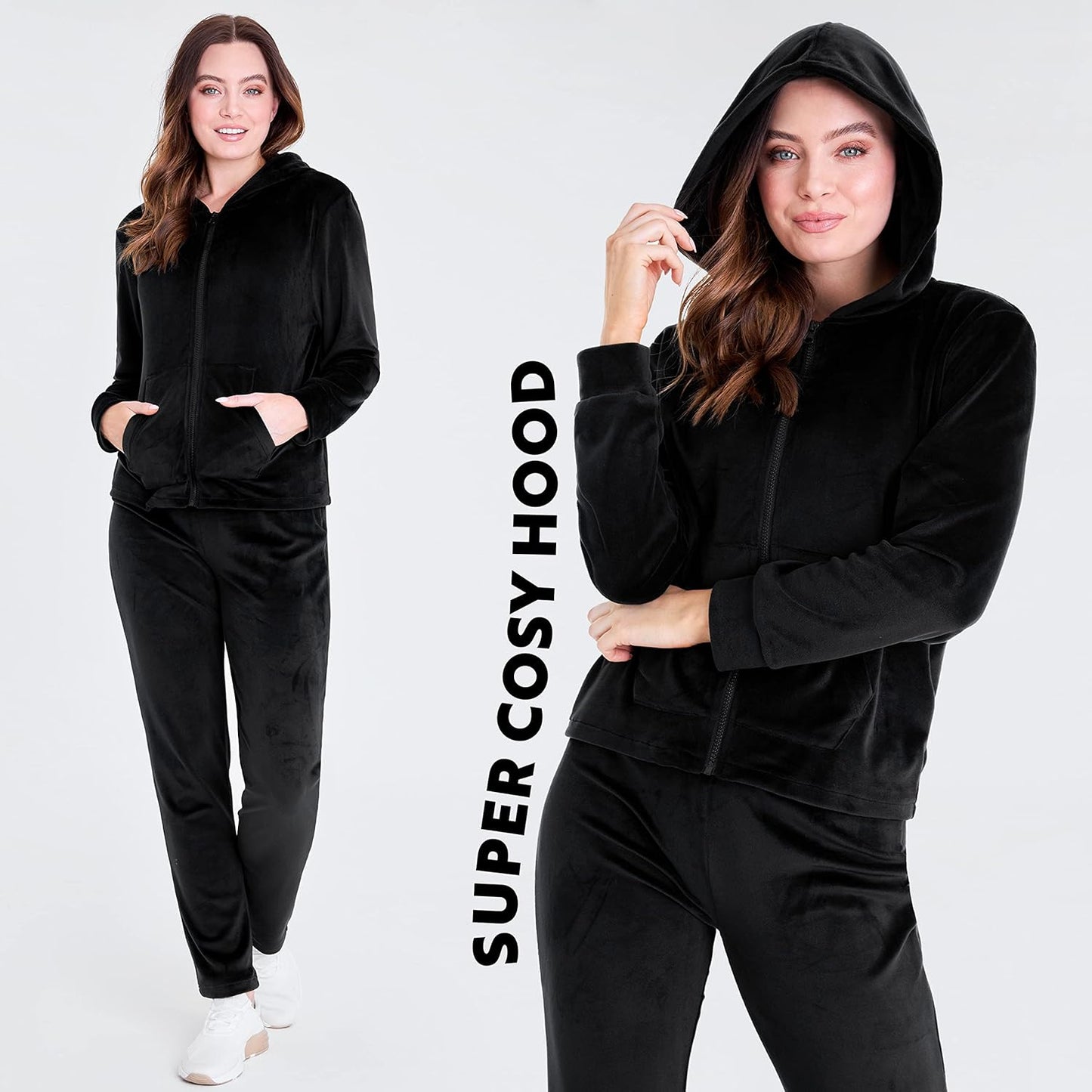 Mjukiskläder 2-delat set S-XXL välj färg