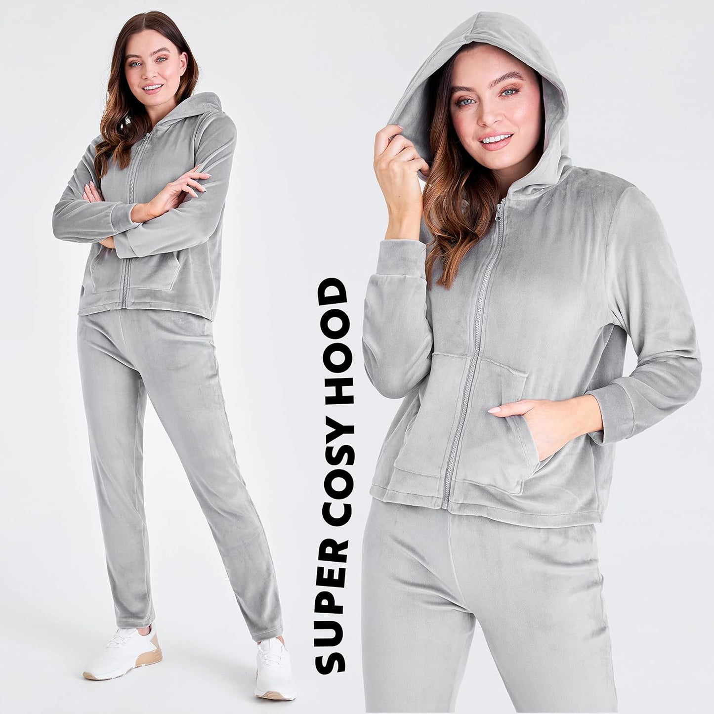 Mjukiskläder 2-delat set S-XXL välj färg