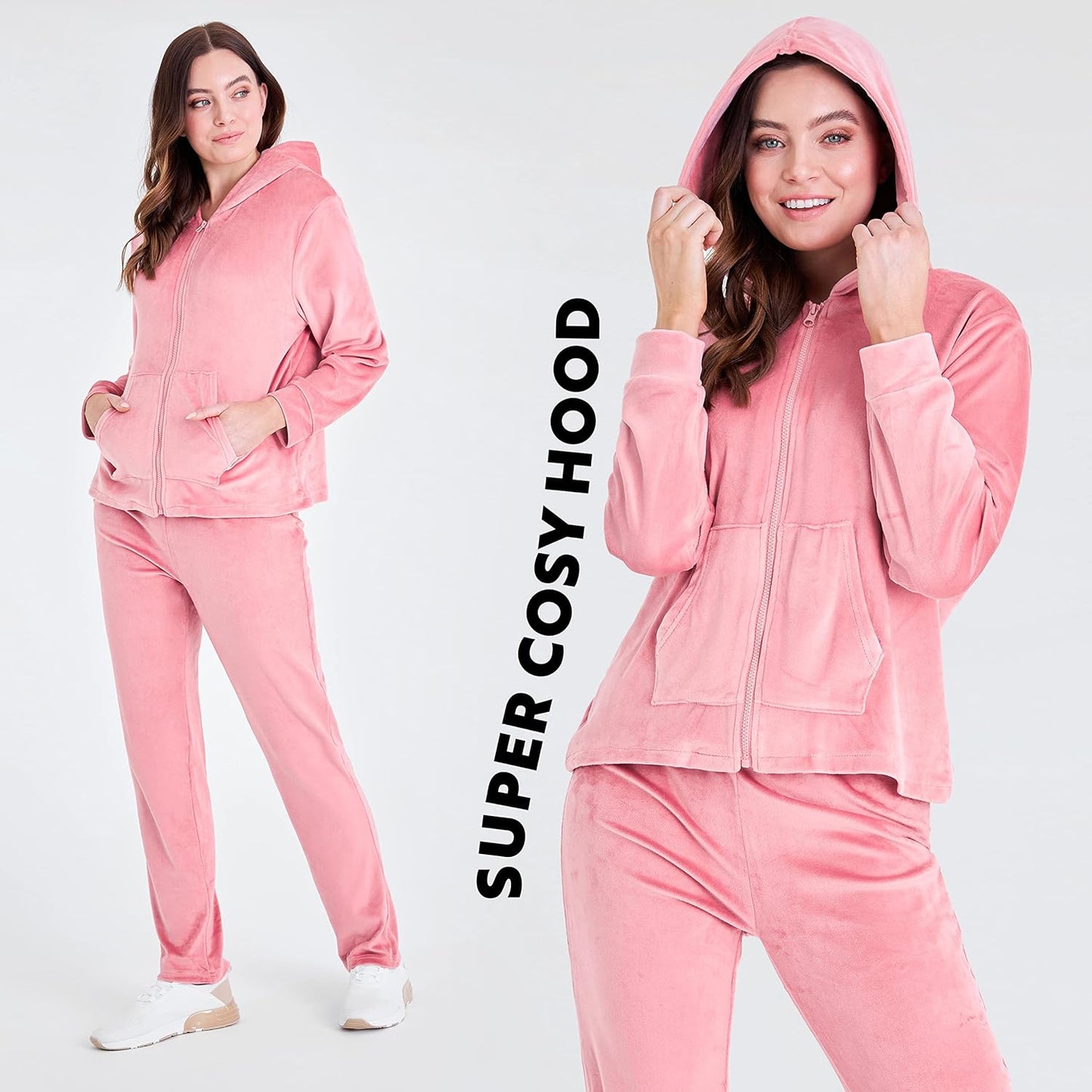 Mjukiskläder 2-delat set S-XXL välj färg