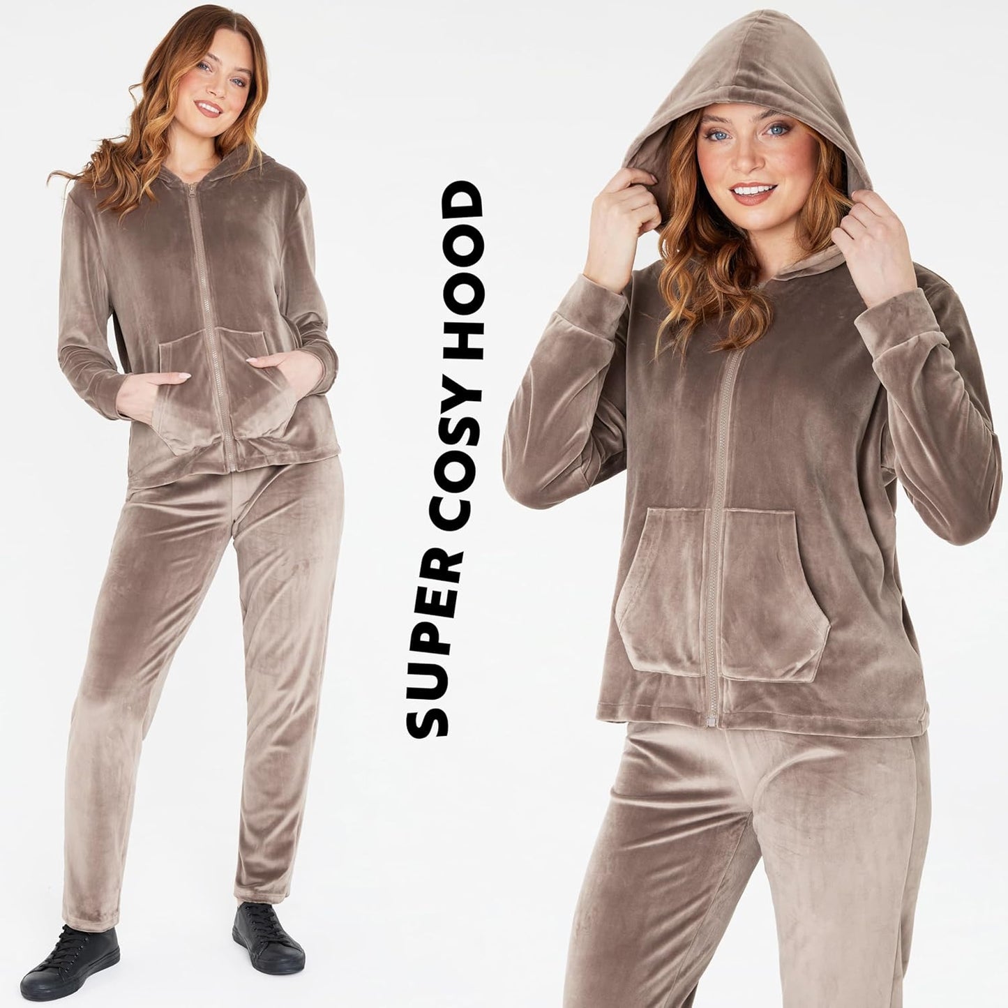 Mjukiskläder 2-delat set S-XXL välj färg