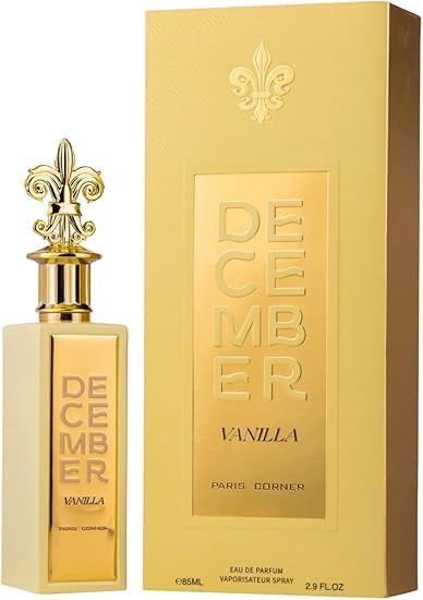 FÅTAL KVAR!December Vanilla - parfym 85 ml - Paris Corner - unisex med vanilj Gourmande - lyxig doft inspirerad av Dubai.