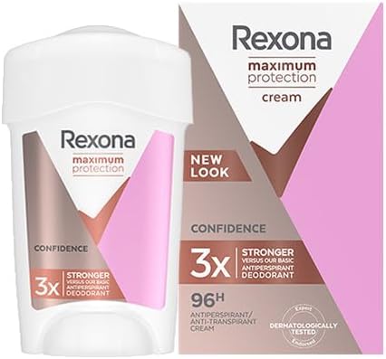 Rexona Maximum Protection Antiperspirant Deo Stick för effektivt skydd mot kraftig svettning Confidence skyddar mot svett och dålig lukt i 96h 45 ml