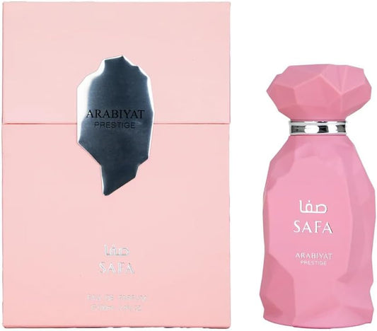 Arabiyat Prestige Safa Eau de Parfum för kvinnor, rosa, 100 ml