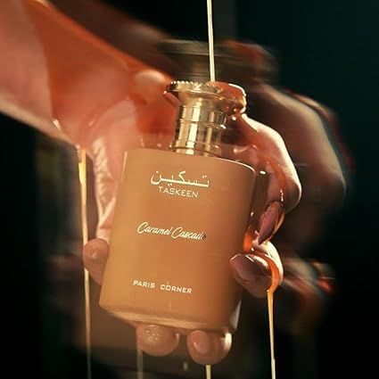Taskeen Caramel Cascade Eau de Parfum 100 ml Unisex - Paris Corner - Gourmand Caramel Lait Miel-parfym, original från Dubai, långvarig