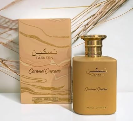 Taskeen Caramel Cascade Eau de Parfum 100 ml Unisex - Paris Corner - Gourmand Caramel Lait Miel-parfym, original från Dubai, långvarig