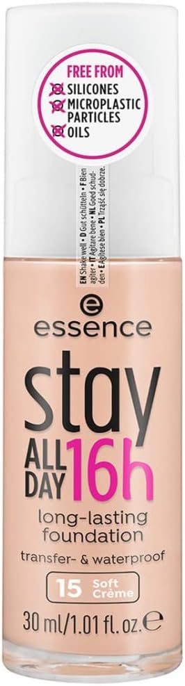 Essence Cosmetics Stay ALL DAY Foundation, 08 Soft Vanilla, 30 ml